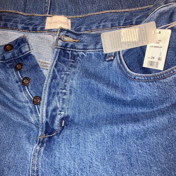 Favorite Daughter NWT Nikki Mid-rise Barrel Leg Ankle Jean-size 29 - Picture 16 of 16
